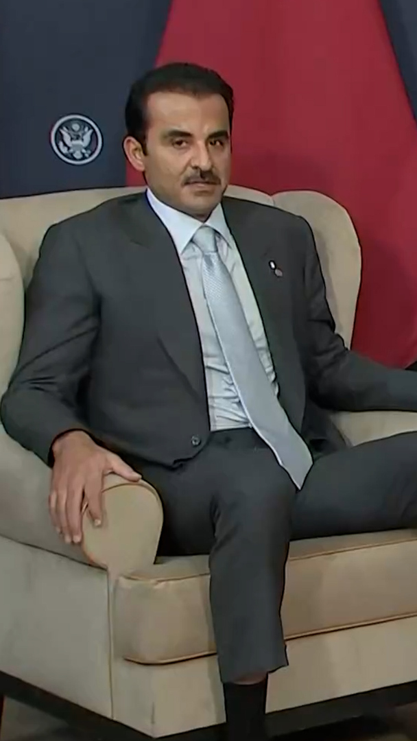 Video thumbnail for Qatar’s Emir hails Iran deal and touts US investments in Trump meeting