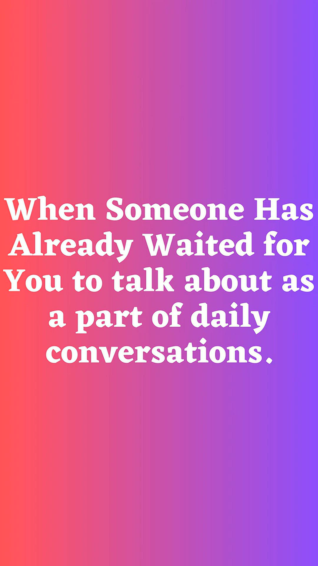 'Video thumbnail for When Someone Has Already Waited for You'