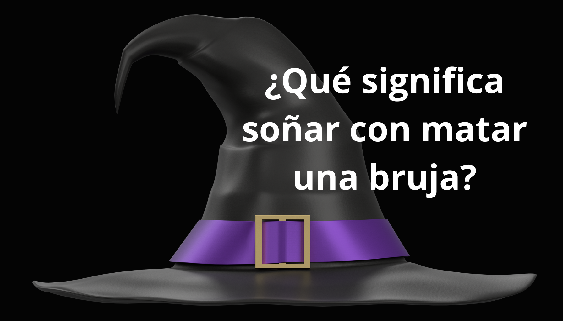 'Video thumbnail for El Significado de Soñar con Matar una Bruja'