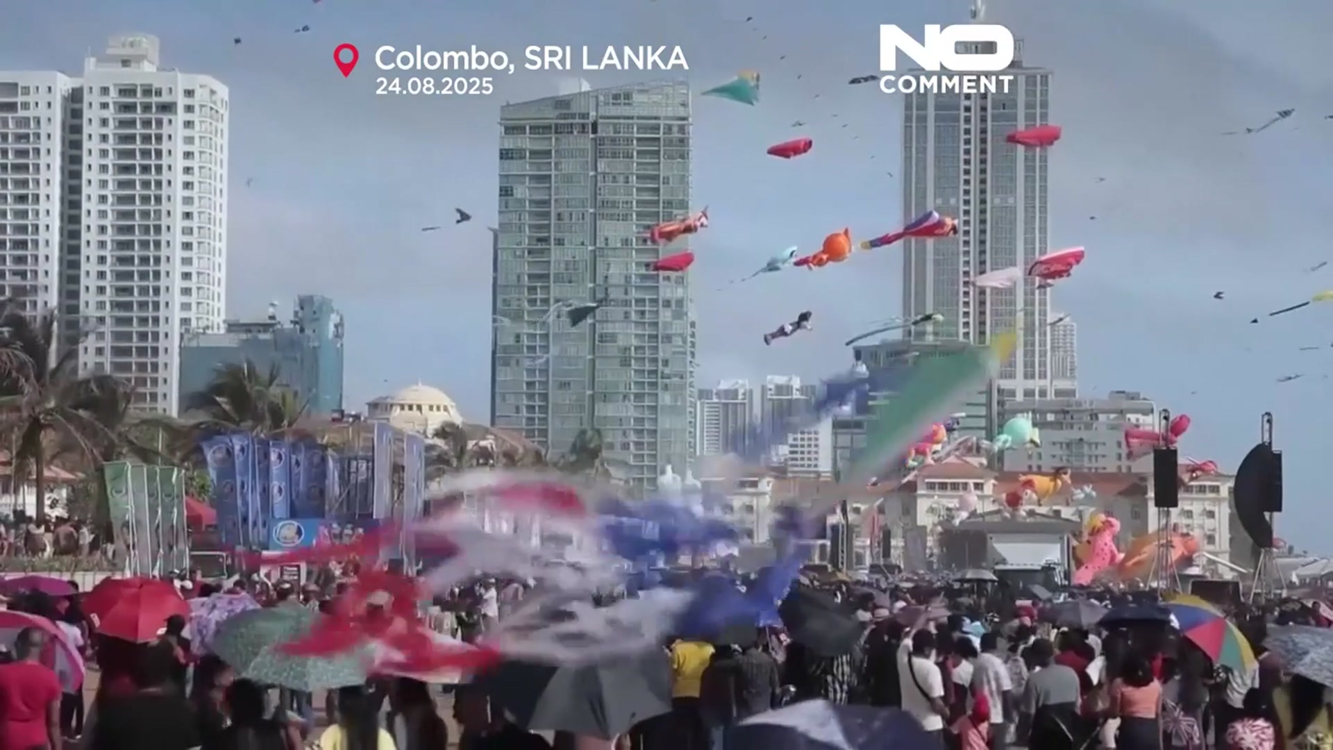 'Video thumbnail for Sri Lanka’s International Kite Festival returns after six-year break'