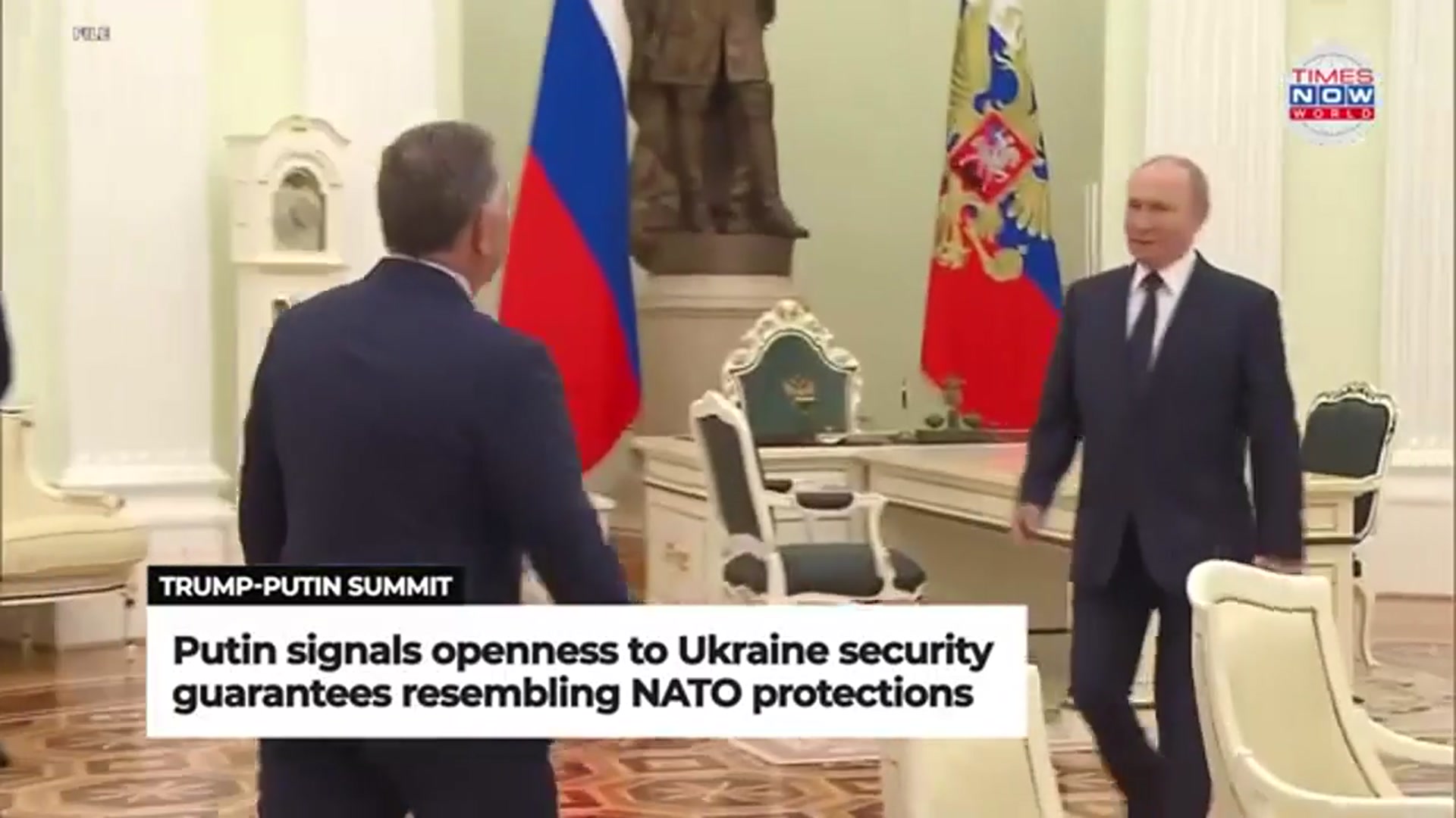 'Video thumbnail for Putin SHOCKS world with Ukraine security guarantees at Alaska summit | World News'