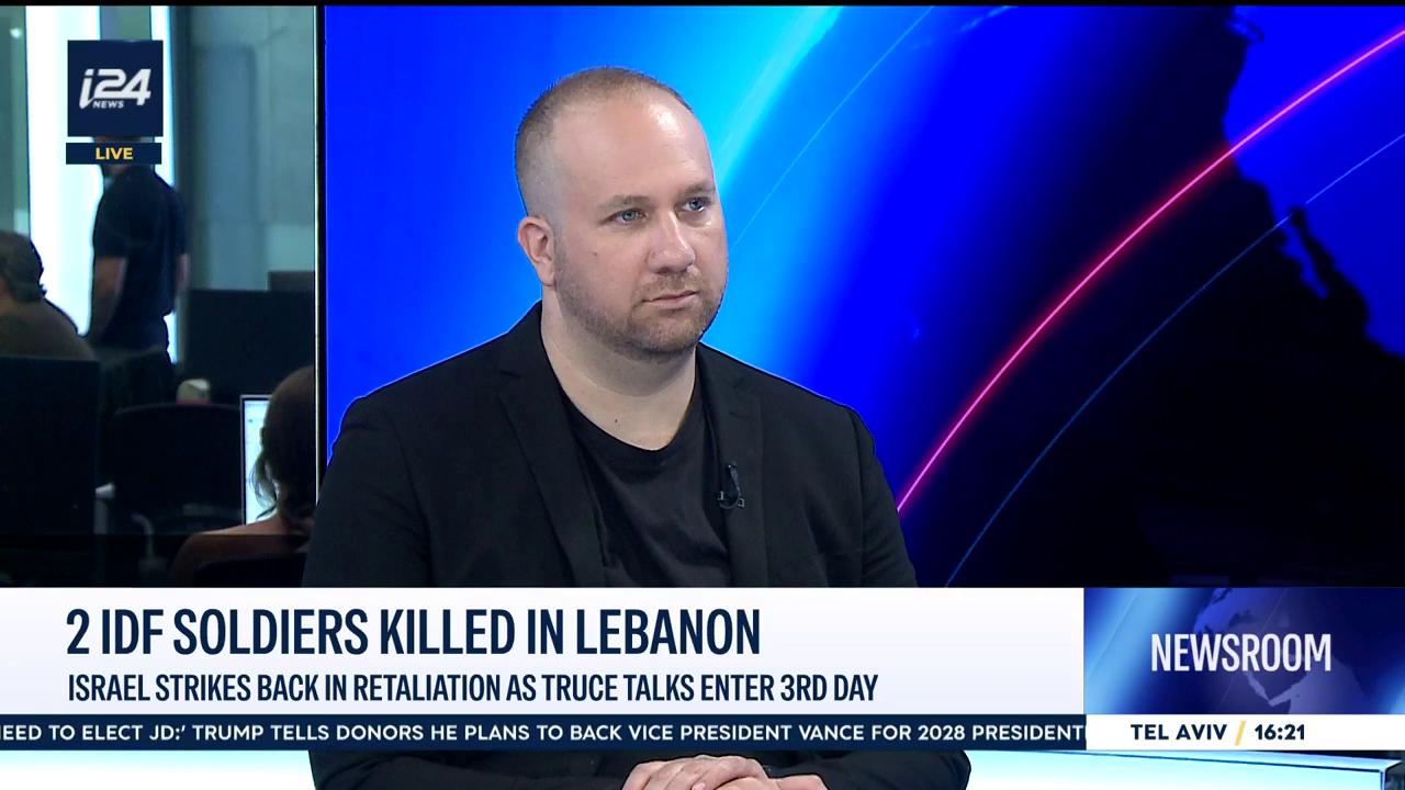 Video thumbnail for 2 IDF soldiers killed in Lebanon: Israel strikes back in retaliation as truce talks enter 3rd day