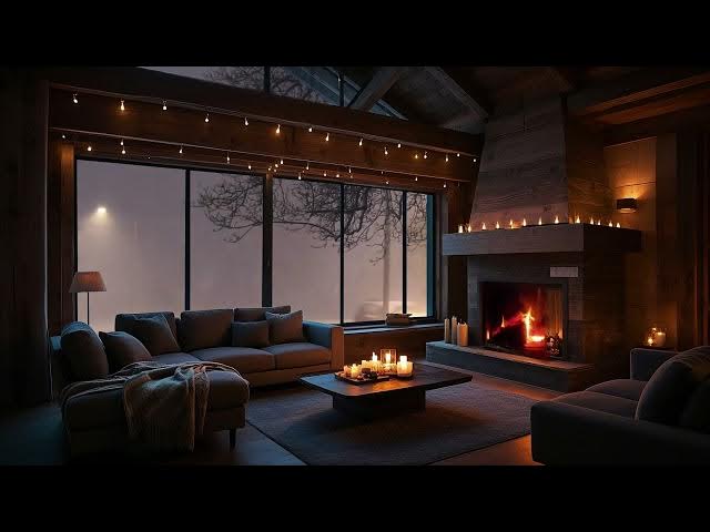 Video thumbnail for On a snowstorm night, a hut in the mountains, a bonfire, and the howling wind and snow