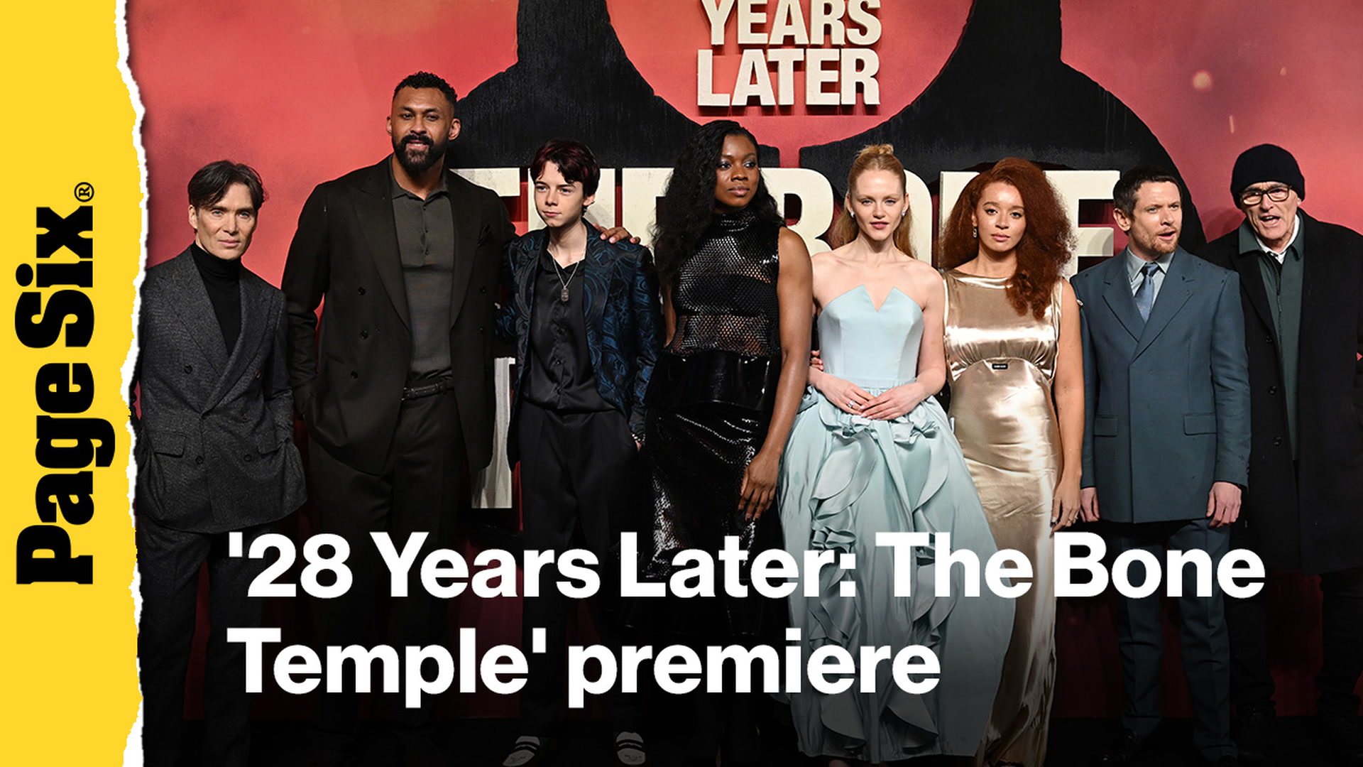 Video thumbnail for Cillian Murphy, Chi Lewis-Parry and more attended the '28 Years Later: The Bone Temple' premiere