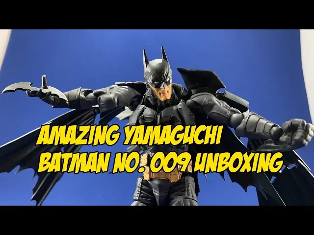 Video thumbnail for Batman No. 009 Amazing Yamaguchi action figure unboxing