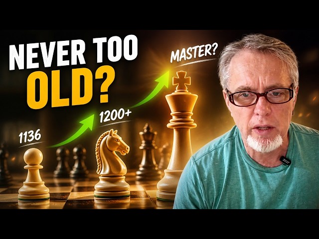 Video thumbnail for Am I Too Old To Get Good At Chess? (Road to 1200). #chessimprovement #chess  #chessimprovement