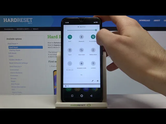 Video thumbnail for How to Enable Power Saving Mode on KRUGER & MATZ Move 9 - Extend Battery Life