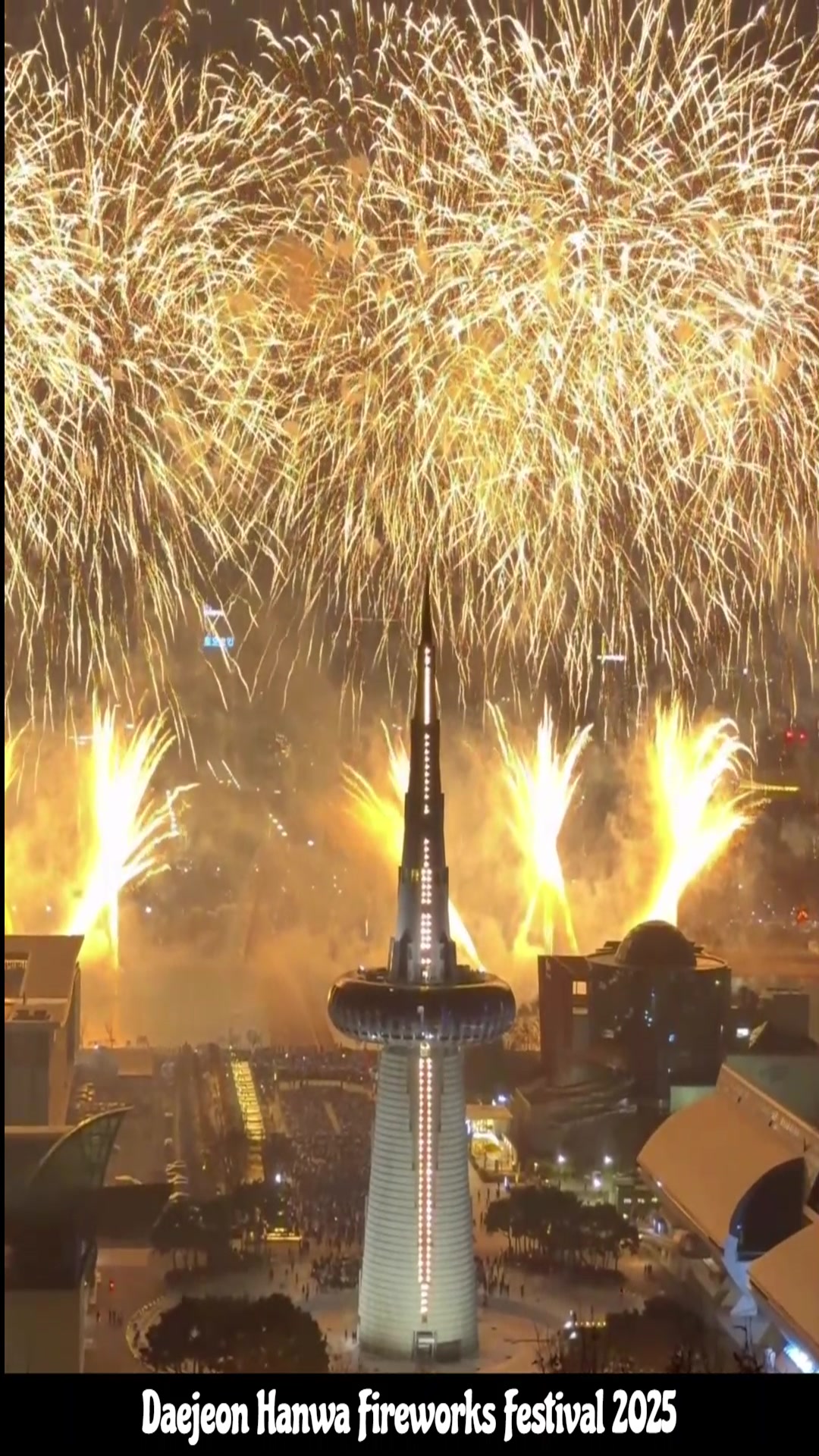 Video thumbnail for 🔥🎆 Daejeon Fireworks Festival 2025 & Hanwha Eagles 40th Anniversary Drone Show! 🦅✨