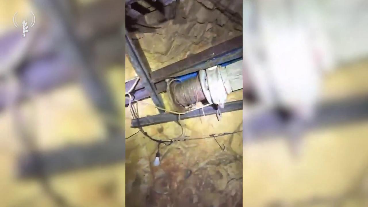 Video thumbnail for Lebanon: IDF Says Maps Found in Tunnel Network Beneath Beaufort Ridge.