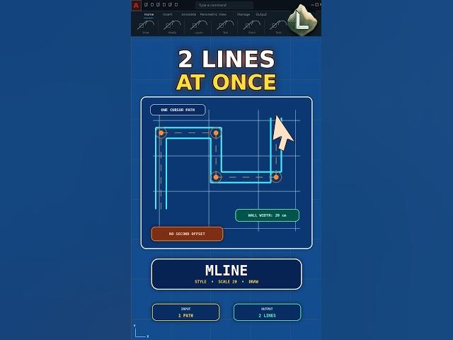 Video thumbnail for Stop Drawing AutoCAD Walls Twice