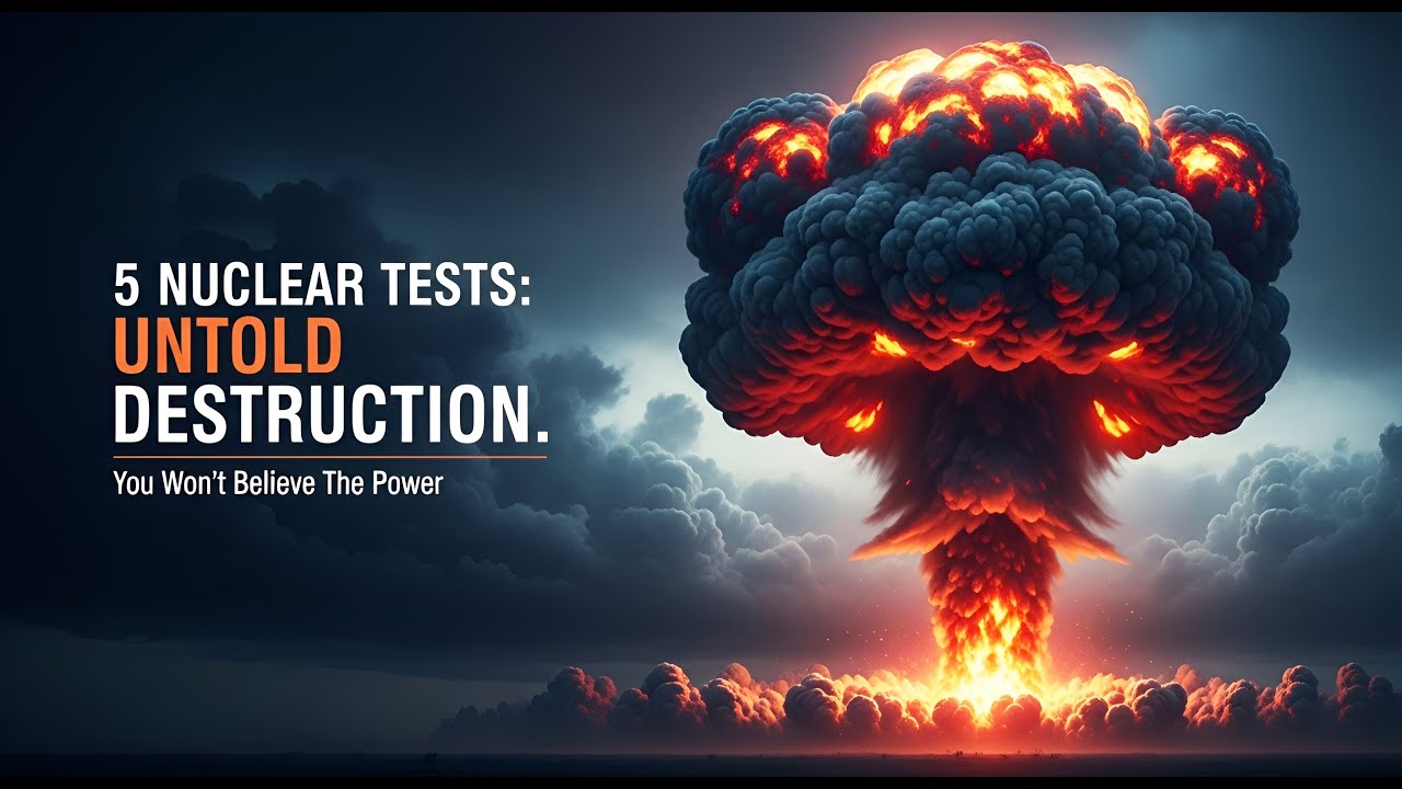 Video thumbnail for Top 5 Most Destructive Nuclear Tests Ever Recorded