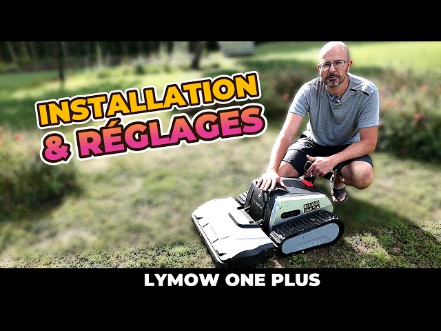 Video thumbnail for Lymow One plus | Guide d'installation du robot tondeuse tout terrain