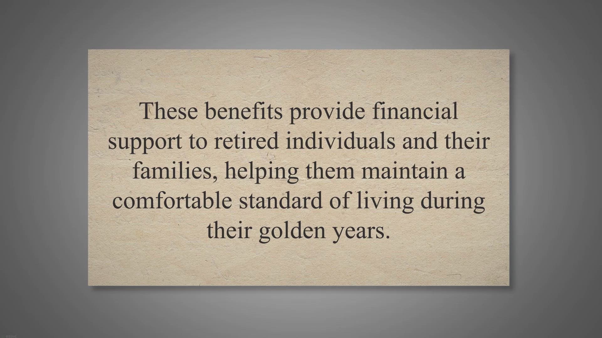 Video thumbnail for Unlocking the Mystery: How Social Security Retirement Benefits are Calculated