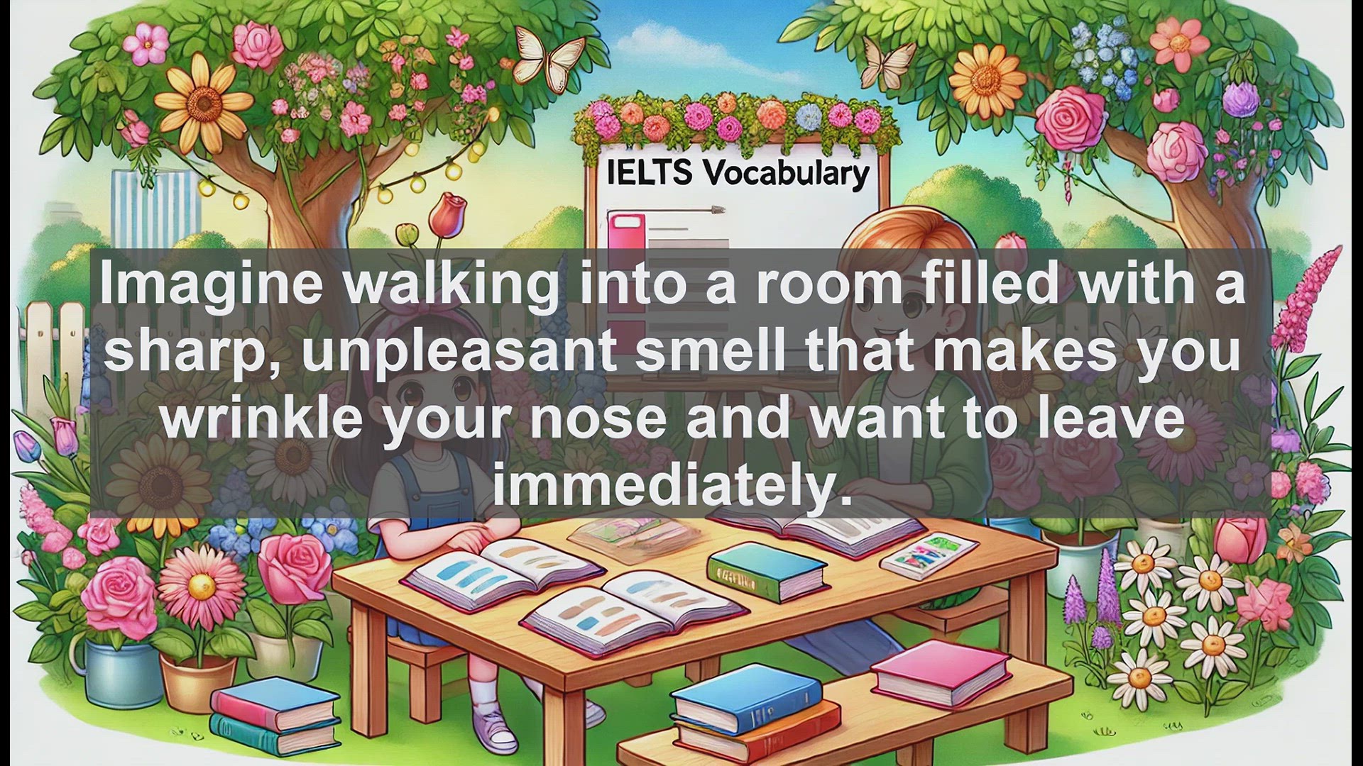 'Video thumbnail for 5000 Must Know IELTS 8.0 Vocabulary - Understanding 'Acrid': Boost Your IELTS Vocabulary'