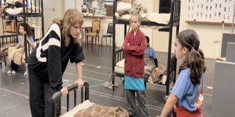 Video thumbnail for Exclusive: Goodspeed's ANNIE Rehearses 'Hard Knock Life'