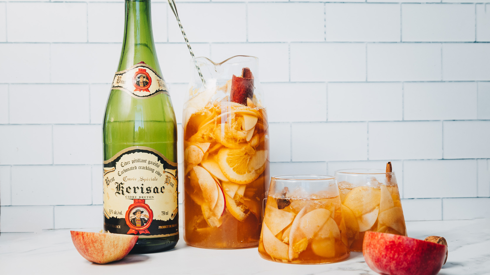 Video thumbnail for Sparkling Apple Cider Sangria Recipe