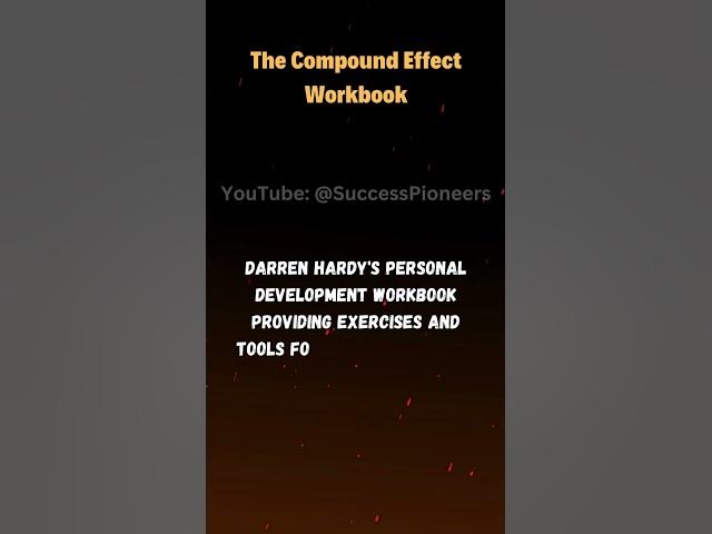 Video thumbnail for The Compound Effect Workbook