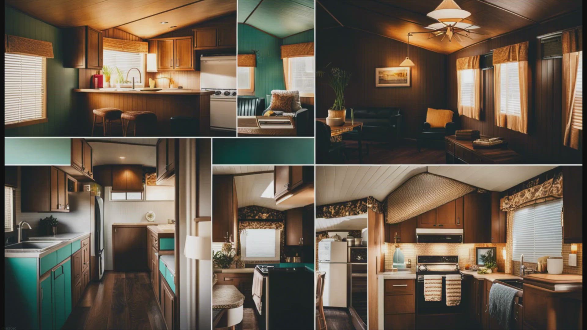 'Video thumbnail for Before and After: 10 Totally Amazing Mobile Home Makeovers'