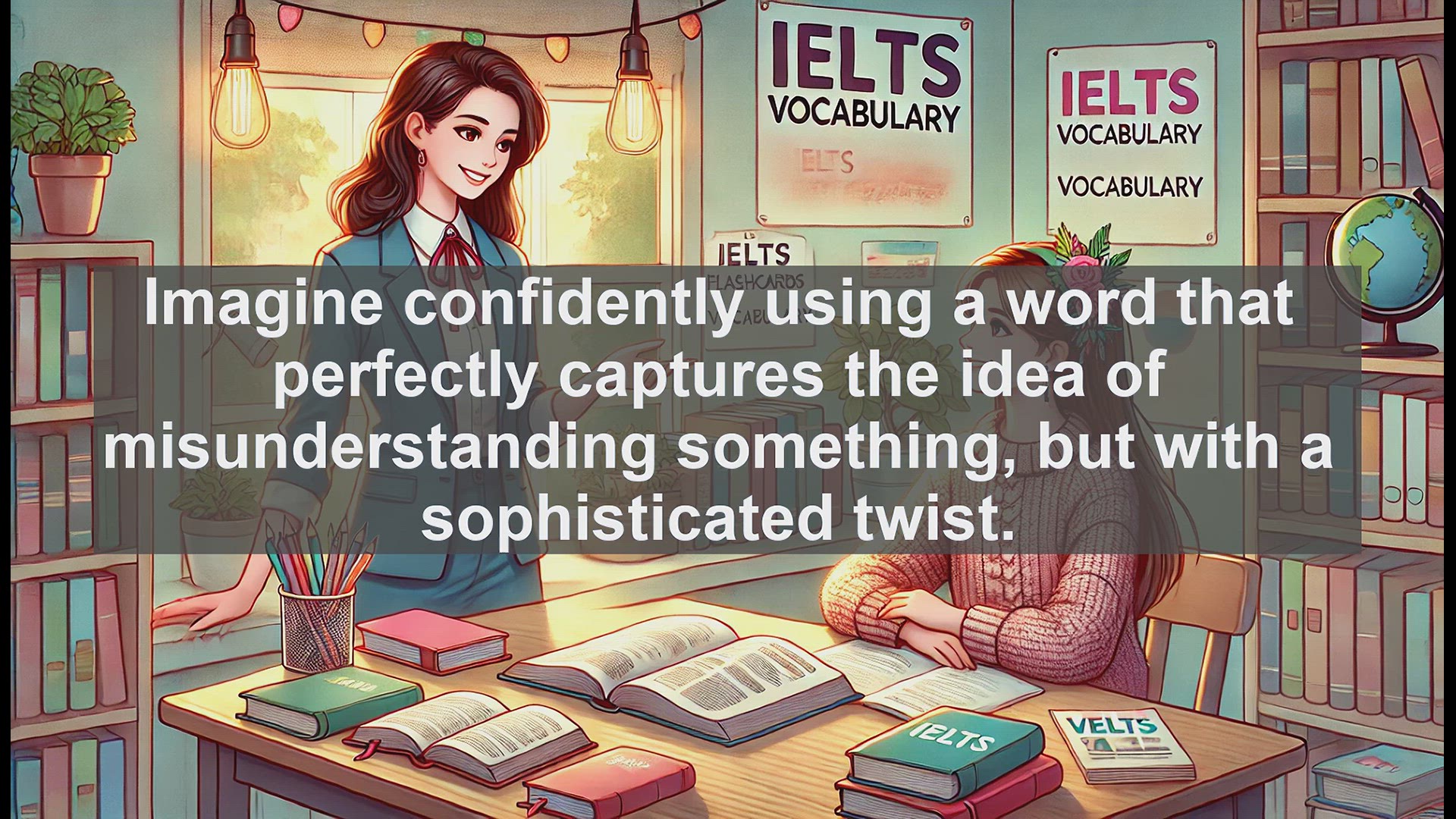'Video thumbnail for 5000 Must Know IELTS 8.0 Vocabulary - Master 'Misapprehend': Boost Your IELTS Vocabulary'
