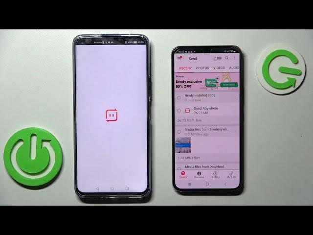 Video thumbnail for How to Transfer files from any Android device to Samsung Galaxy S22 suing Send enywhere app