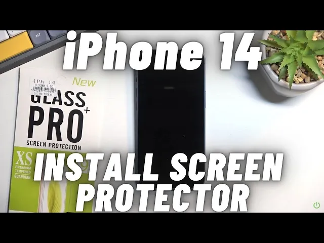 Video thumbnail for How to Install Tempered Glass for iPhone 14 Screen - Apply Display Protector on iPhone 14