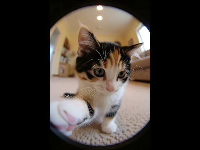 Video thumbnail for Poor Kitten Looking at The Camera #cat #animalbehavior #petcare #kitten #catbehavior