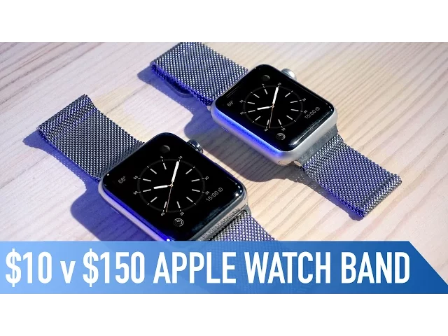 Video thumbnail for $10 v $150 Milanese Loop Apple Watch Band | Any good?