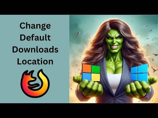 'Video thumbnail for How to Change the Default Downloads Location in Firefox on Windows 11 or 10 | GearUpWindows Tutorial'