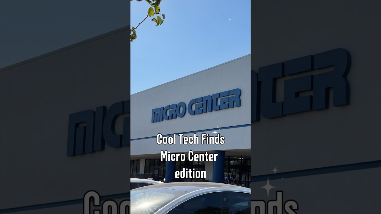 Video thumbnail for COOLEST Tech at Micro Center