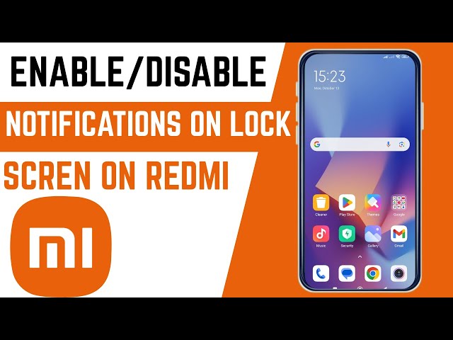 Video thumbnail for How To Enable/Disable Show Notifications On Lock Screen On Xiaomi Redmi Smartphone