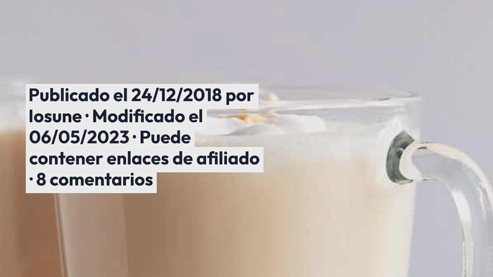 Video thumbnail for Chocolate Blanco Caliente Vegano