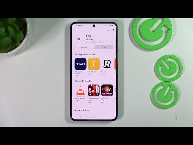 Video thumbnail for How to Install RAR App for Samsung Galaxy S22 - Unpack RAR & ZIP Files