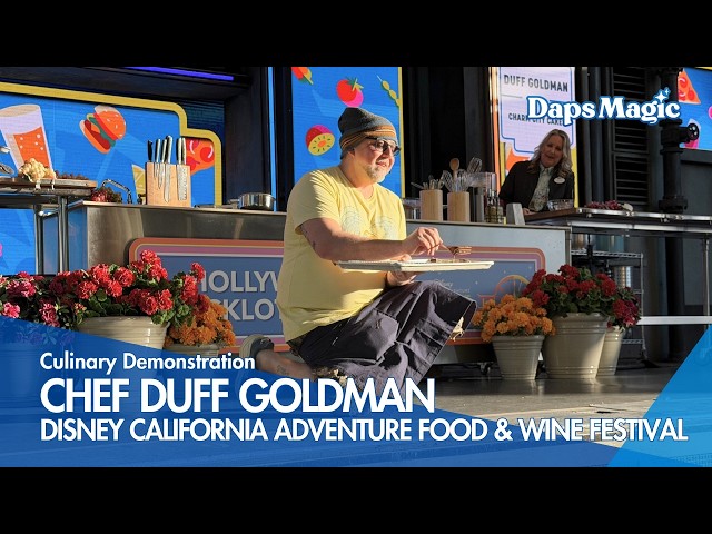 Video thumbnail for Chef Duff Goldman Culinary Demonstration at 2026 Disney California Adventure Food & Wine Festival