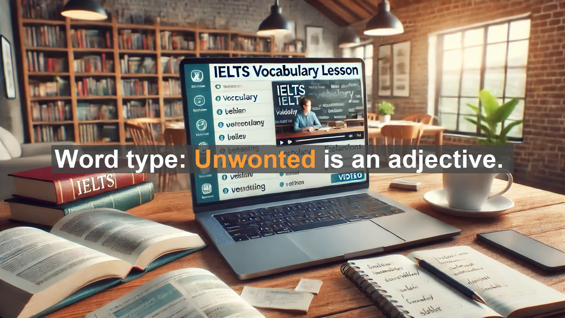 'Video thumbnail for 2000 Must Know IELTS 9.0 Vocabulary - Unwonted: Boost Your IELTS Vocabulary with This Unique Word'