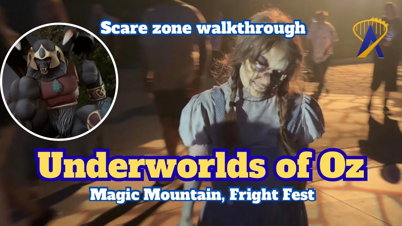 Video thumbnail for Underworlds of Oz Scare Zone | Fright Fest 2026 at Six Flags Magic Mountain