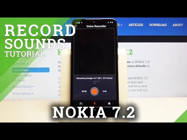 Video thumbnail for How to Record Sounds in NOKIA 7.2– Voice Recorder