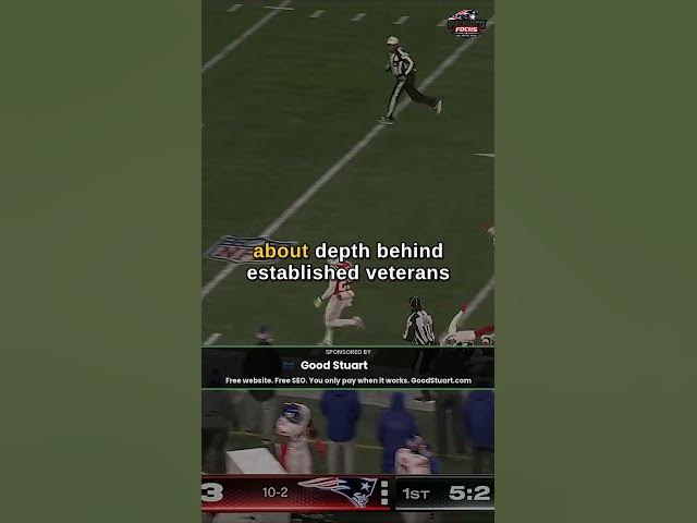 Video thumbnail for Patriots OL Shuffle Signals Depth Problem
