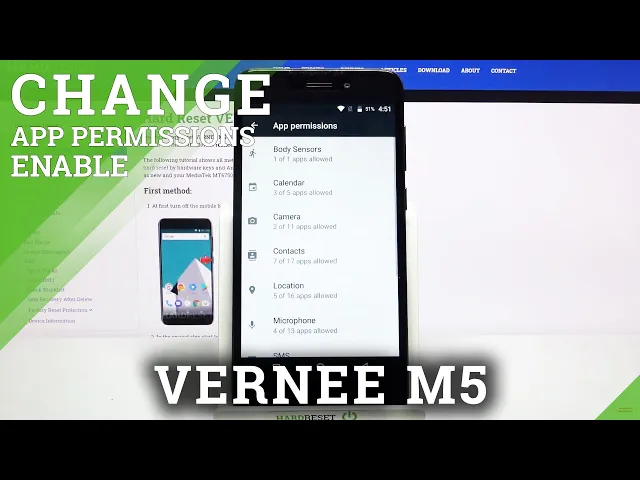 Video thumbnail for How to Manage App Permissions in VERNEE M5 – Change Apps Permissions