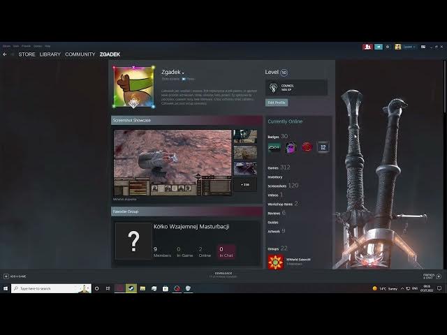 Video thumbnail for Steam 2022   How To Change Featured Badge