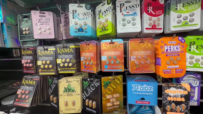 Video thumbnail for ‘Gas station heroin’ crackdown moves forward as lawmakers target synthetic Kratom sales