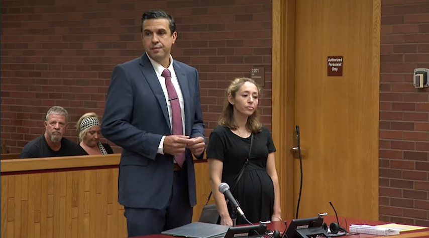 Video thumbnail for CT woman accused of poisoning ex's wine, falsifying paternity tests appears in court pregnant