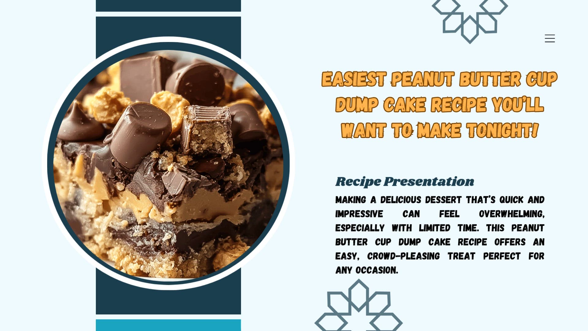 Video thumbnail for Easiest Peanut Butter Cup Dump Cake Recipe You’ll Want to Make Tonight!