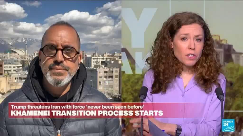 Video thumbnail for Khamenei transition process starts, Trump threatens Iran with force