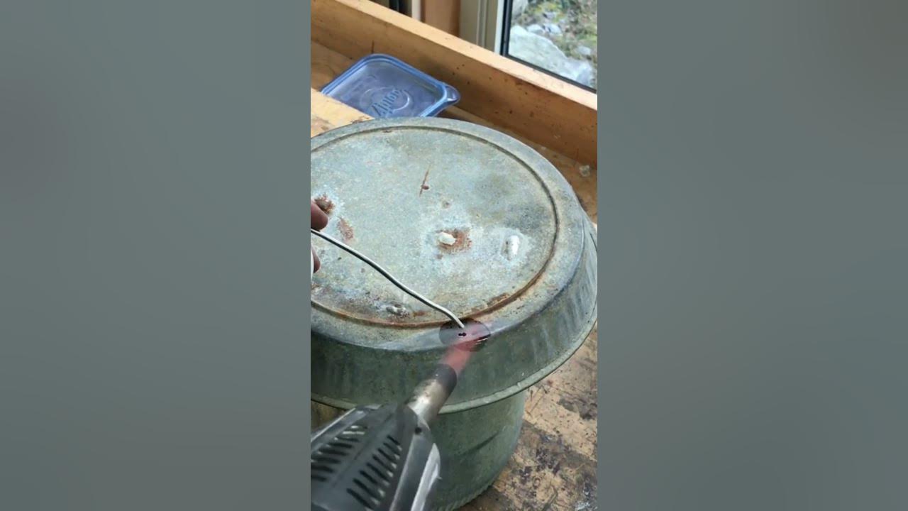 Video thumbnail for Fixing a Hole in Metal #shorts