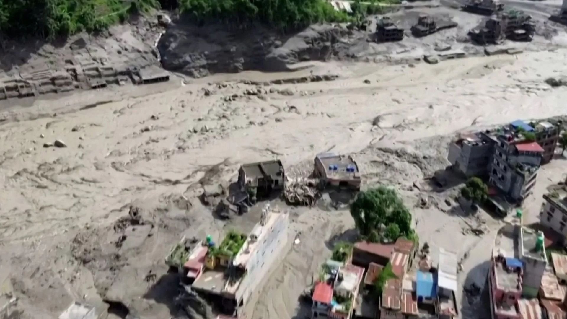 Video thumbnail for Nepal floods leave hundreds missing as search and rescue operations continue