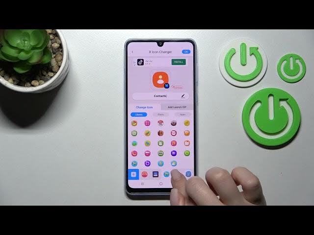 Video thumbnail for How to Change Icon Shape in SAMSUNG Galaxy A33 – X Icon Changer