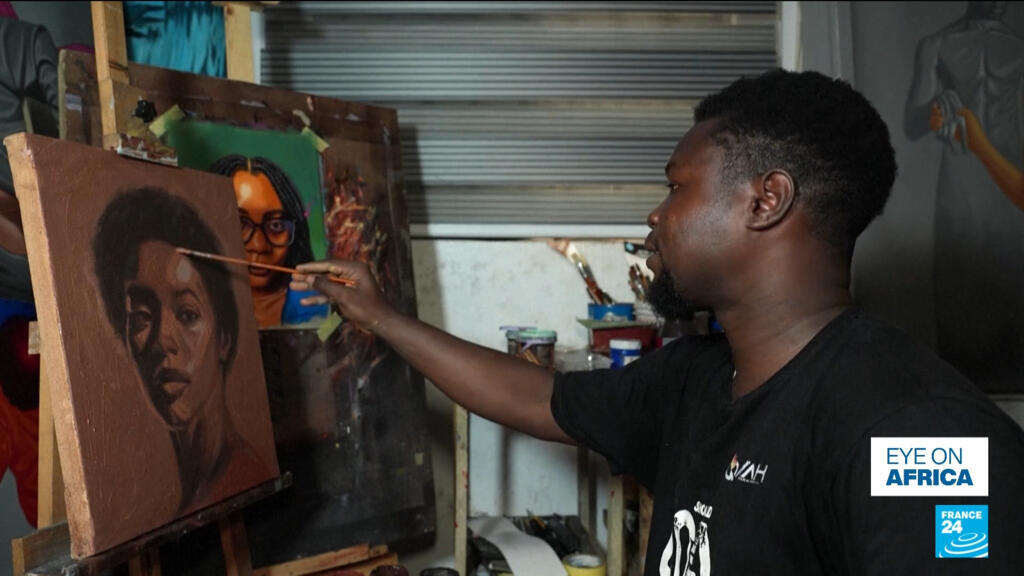Video thumbnail for Nigerian artist transforms ordinary clay into intricate works of art