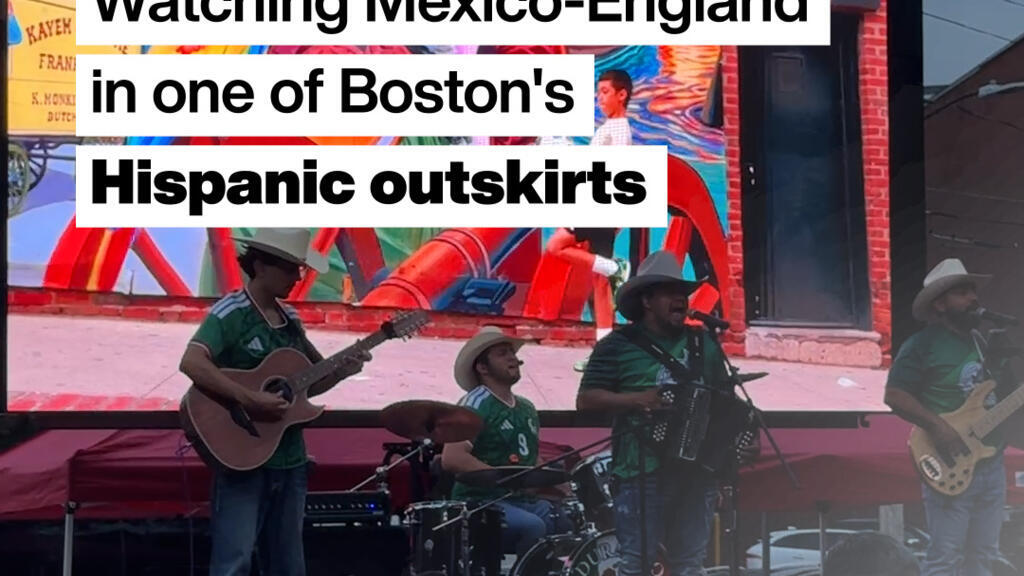 Video thumbnail for World Cup 2026 : Watching Mexico-England in one Boston's Hispanic outskirts