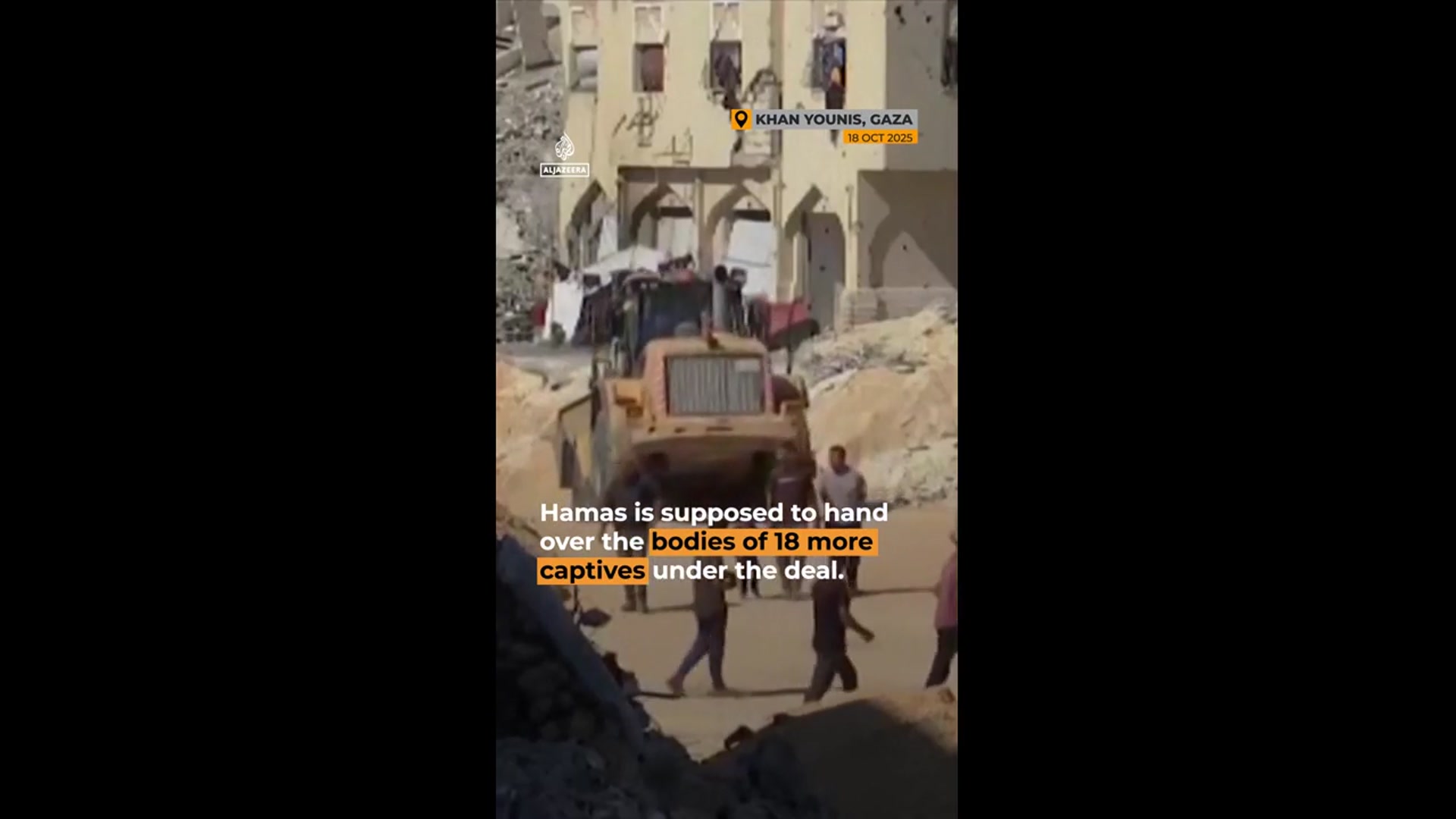 'Video thumbnail for Israel, Hamas exchange remains of the deceased under new ceasefire'