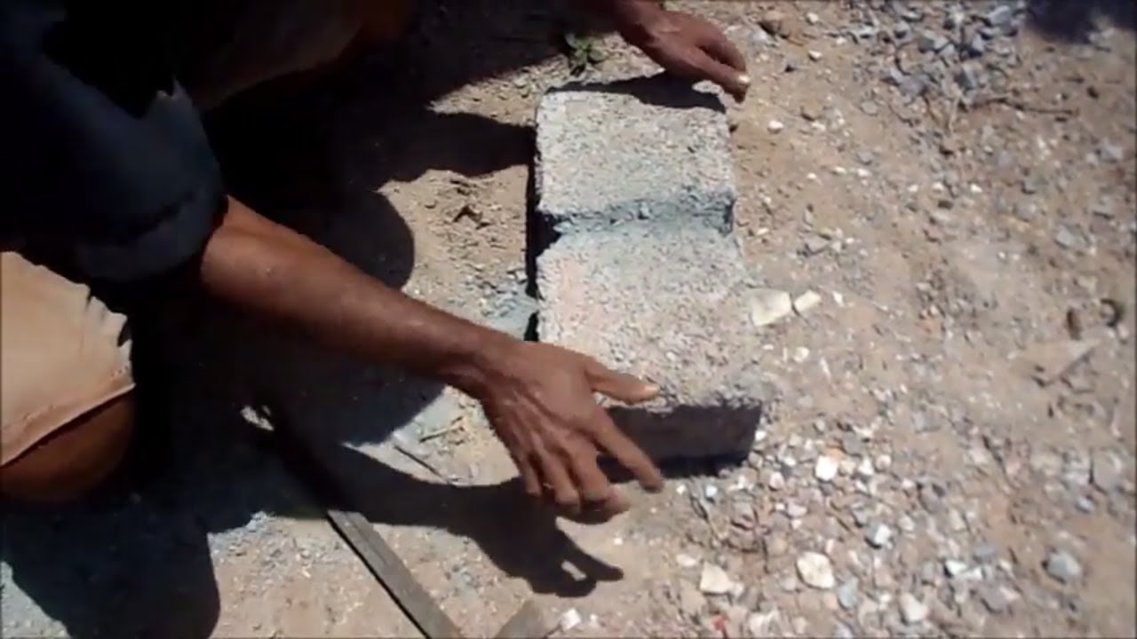'Video thumbnail for FIELD TEST FOR CONCRETE BLOCKS./Quality test for cement blocks/Site test for hollow bricks'
